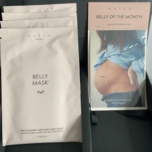 4x Hatch Belly Masks plus belly tattoos